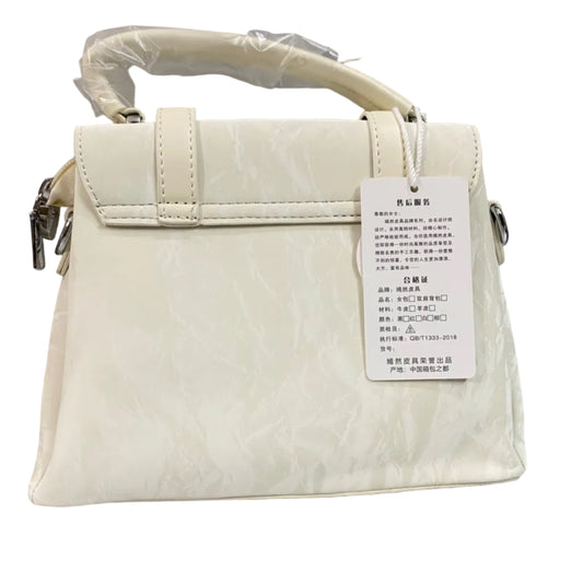Elegant White Womenβs Handbag | Premium PU Leather Shoulder & Crossbody Bag