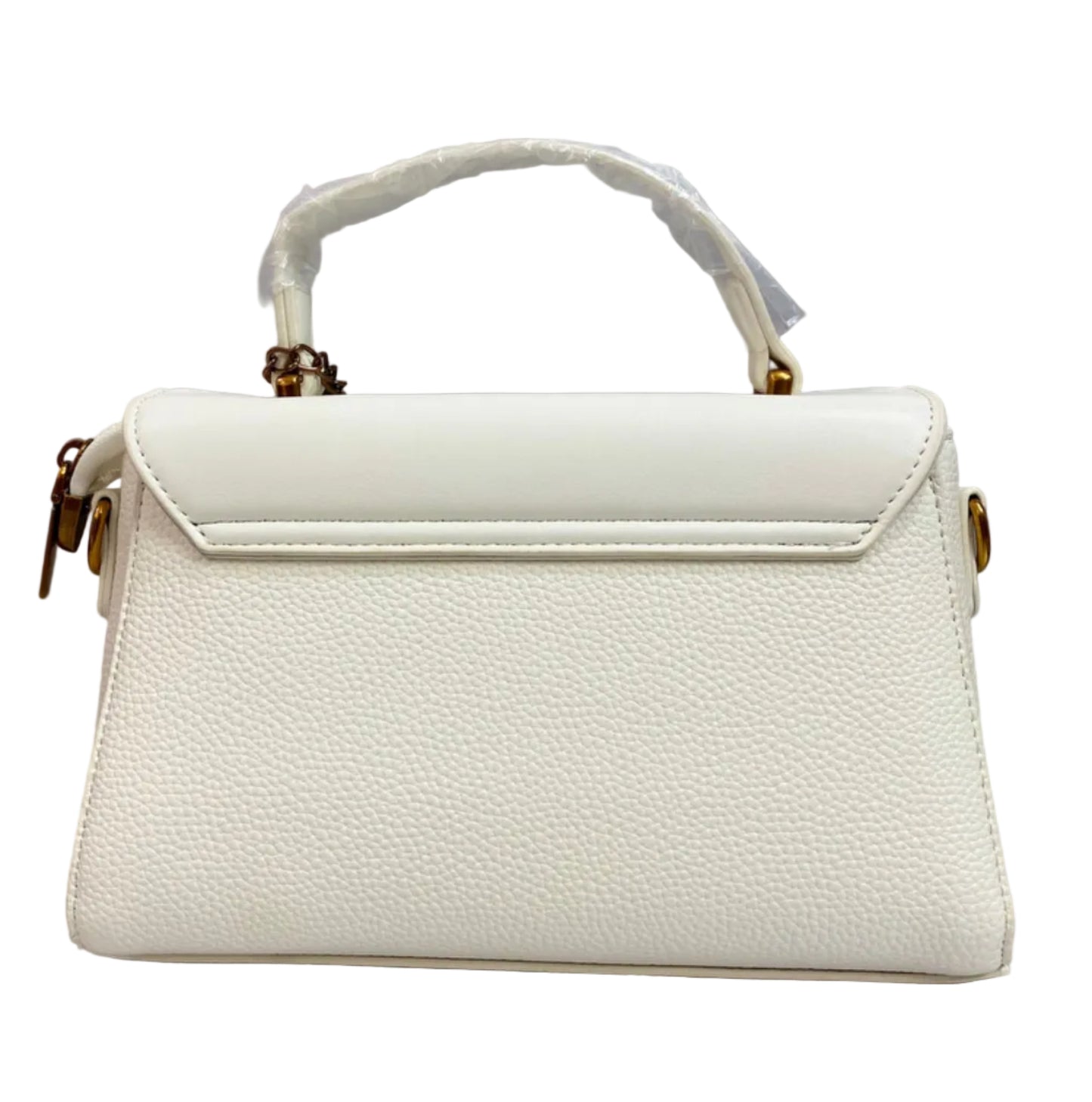 Elegant White Women’s Handbag | Premium PU Leather Crossbody & Shoulder Bag