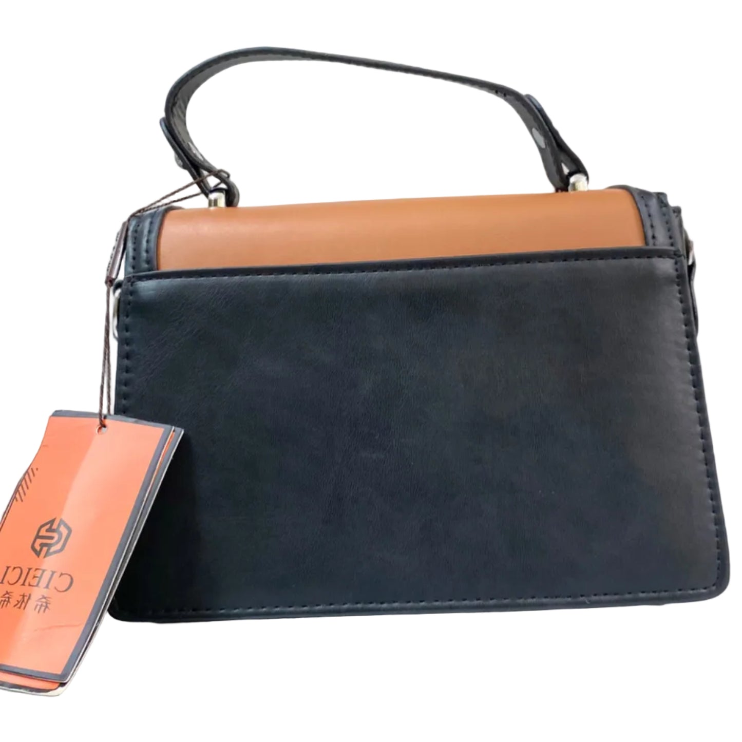 Luxury Black & Brown Women’s Handbag | Premium PU Leather Crossbody & Shoulder Bag