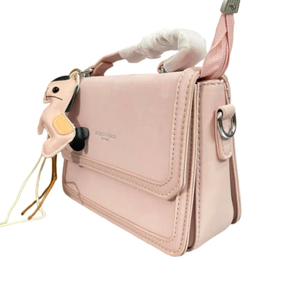 Chic Pink Women’s Shoulder Bag – Premium PU Leather Handbag