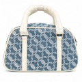 Stylish Blue Printed Handbag with Premium Details