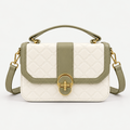 Sage Green elegant Shoulder  PU Leather Handbag