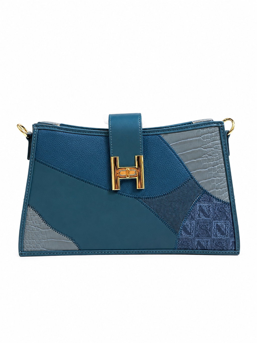 Aurelia Luxe Blue Chain Bag – Premium Designer-Inspired Handbag for Women