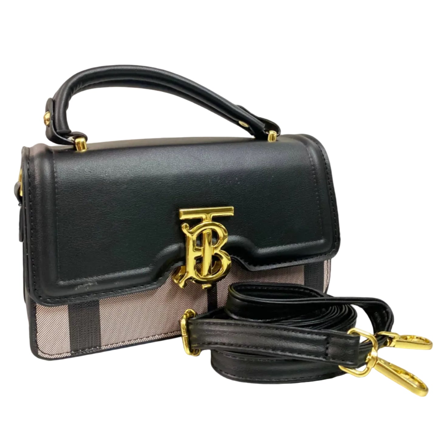 Luxury Black Women’s Handbag | Premium PU Leather Crossbody & Shoulder Bag