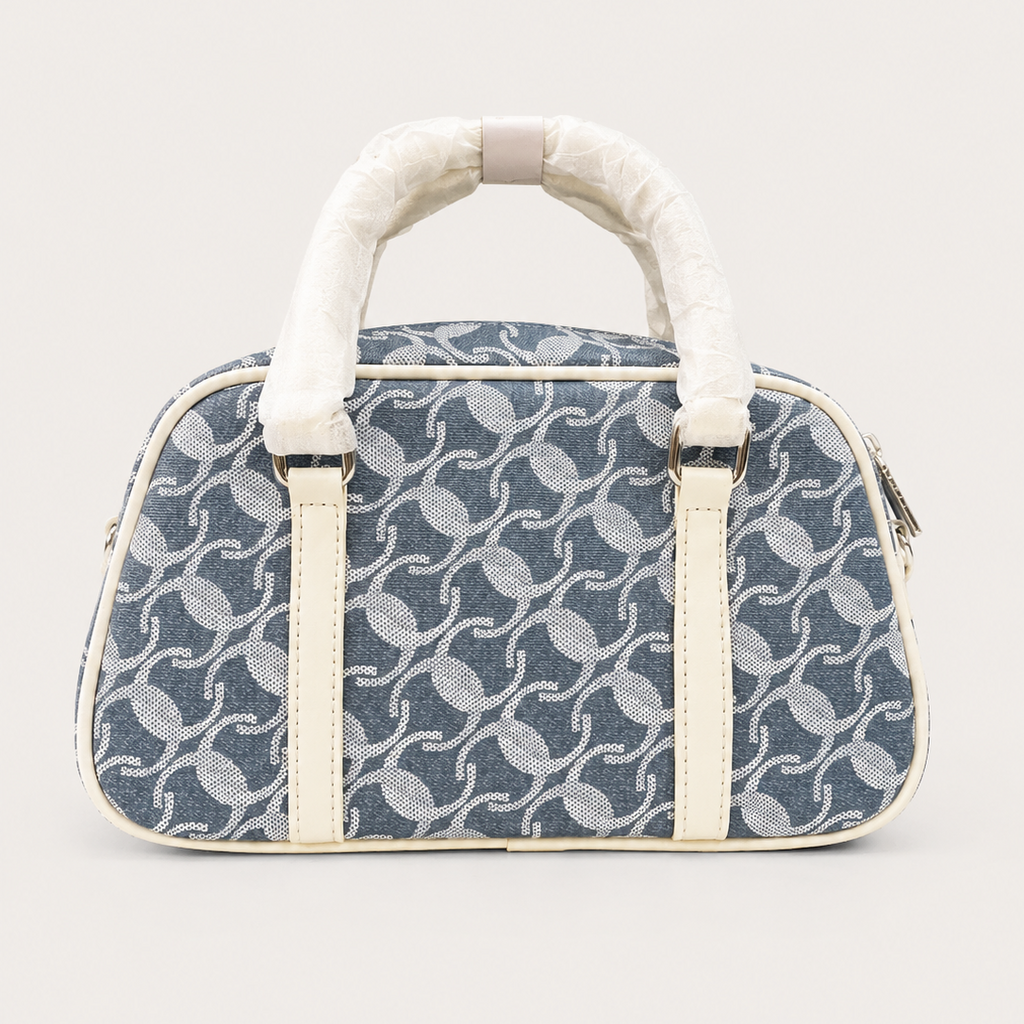 Elegant Canvas Boston Bag