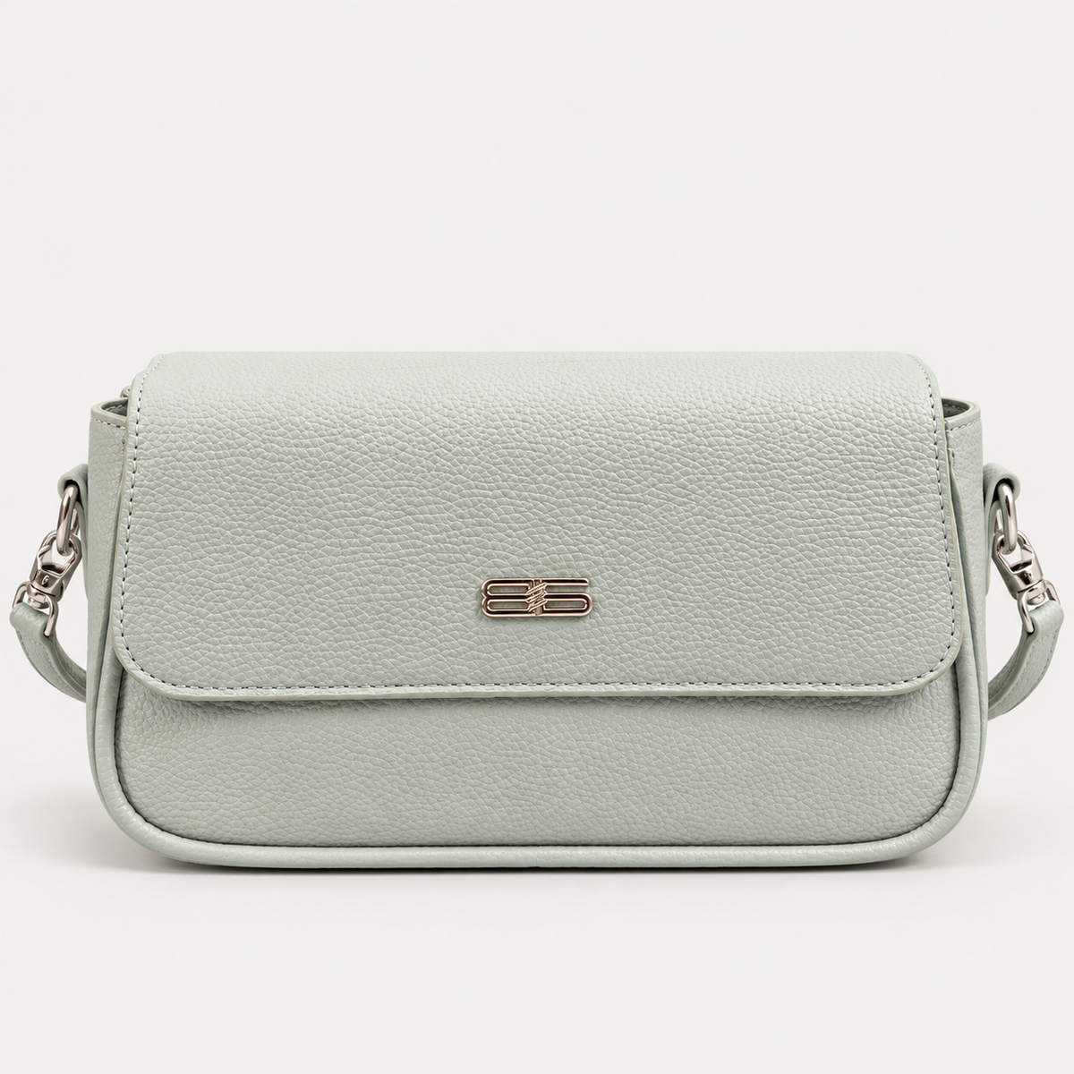 Elegant Mint Green Pu Leather Shoulder Bag