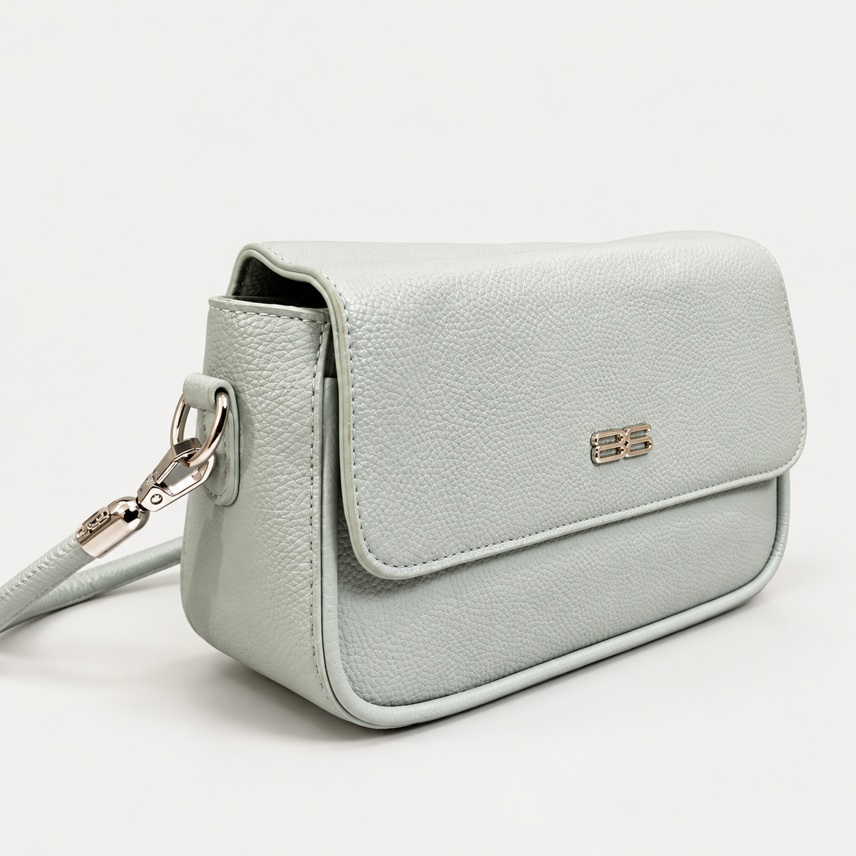 Elegant Mint Green Pu Leather Shoulder Bag