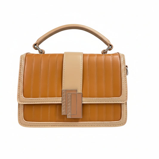 Elegant Caramel Women’s Shoulder Bag – Premium PU Leather | Chic Everyday Handbag