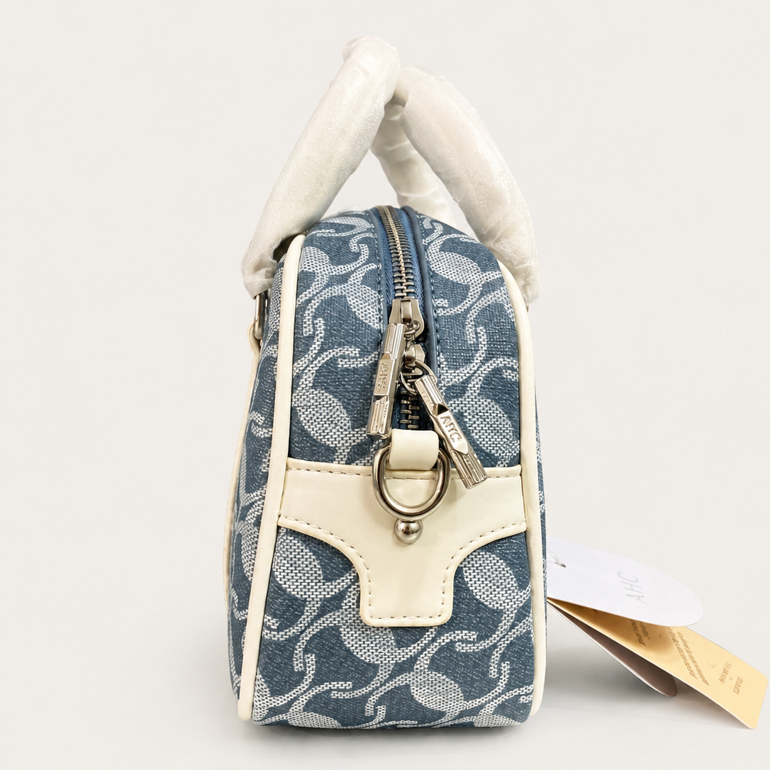 Elegant Canvas Boston Bag