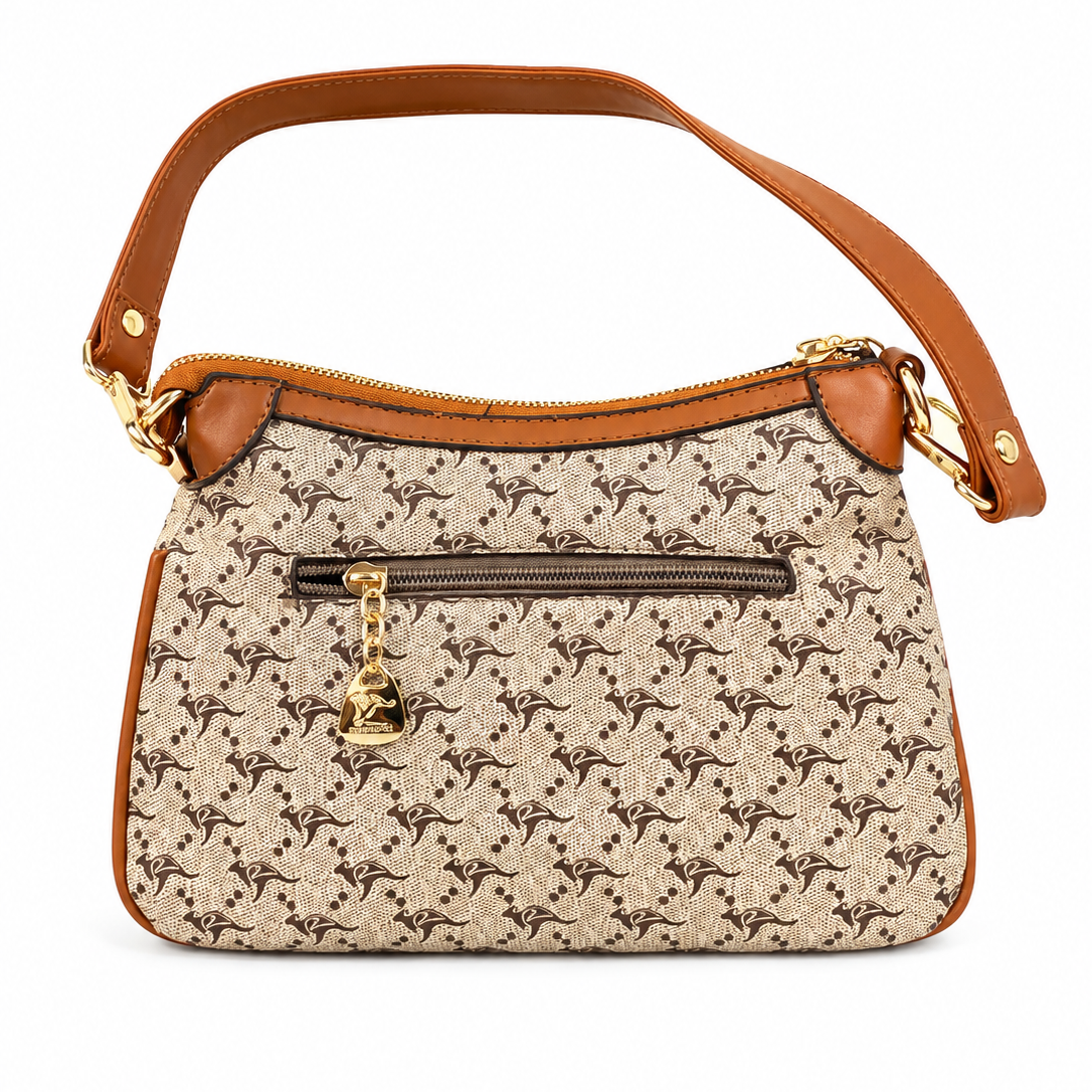 Elegant Vintage Monogram Hobo  Shoulder Bag