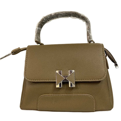 Luxury Brown Leather Handbag for Women – Elegant Shoulder Bag