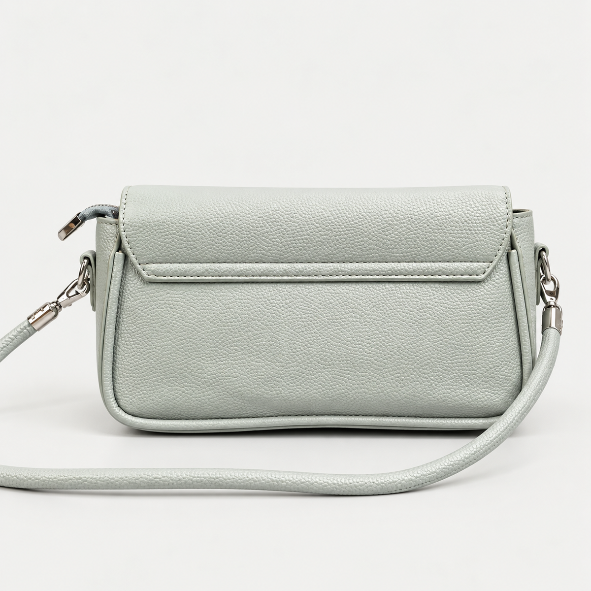Elegant Mint Green Pu Leather Shoulder Bag