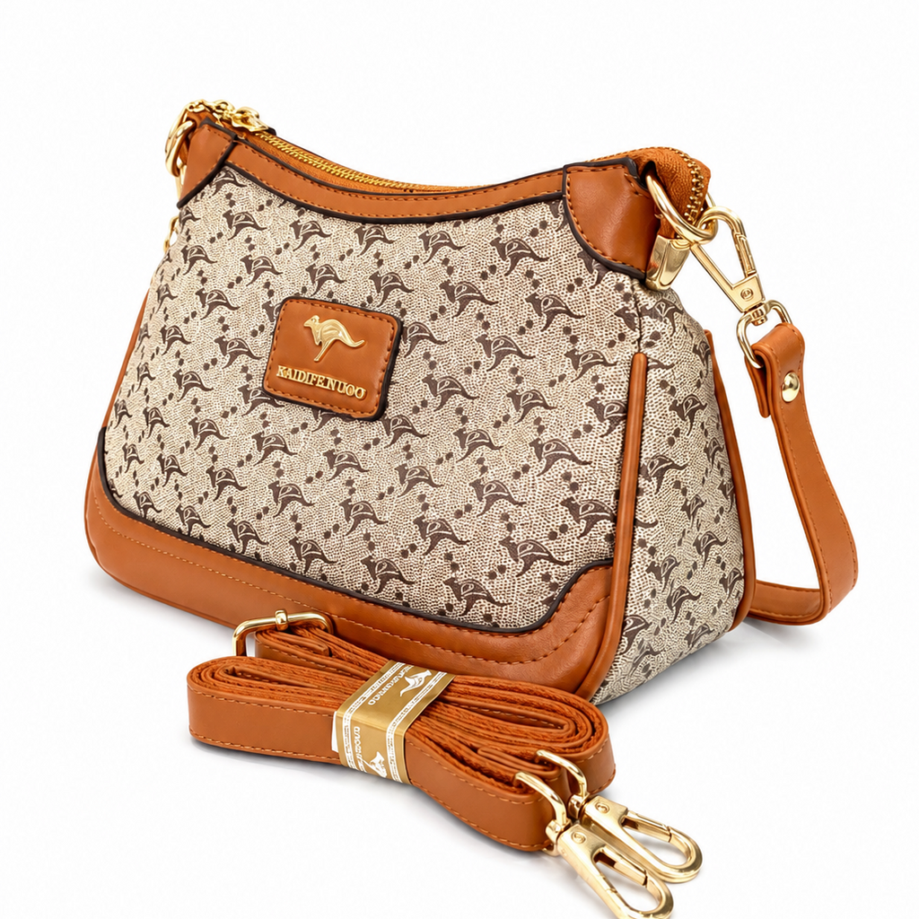 Elegant Vintage Monogram Hobo  Shoulder Bag