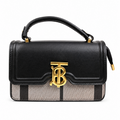 Classic Black Leather Satchel