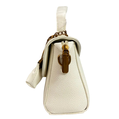 Elegant White Women’s Handbag | Premium PU Leather Crossbody & Shoulder Bag