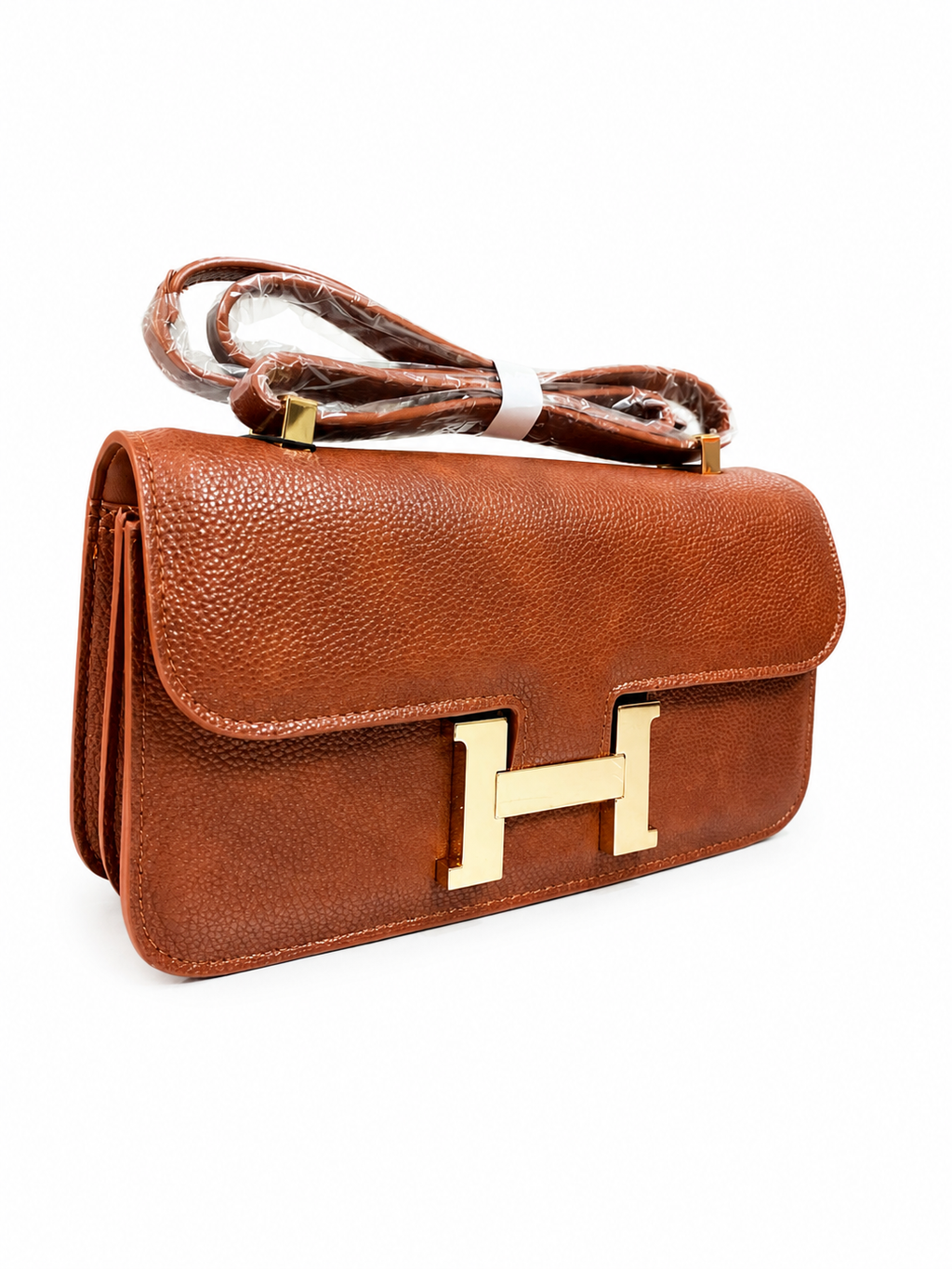 Elegant Textured Leather Shoulder Bag