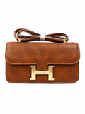 Elegant Textured Leather Shoulder Bag