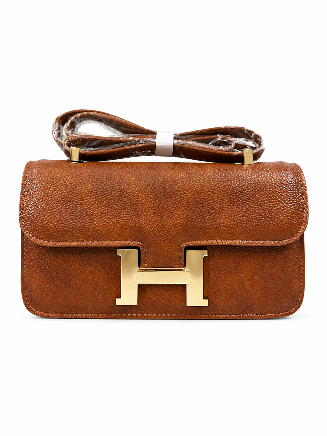 Elegant Textured Leather Shoulder Bag
