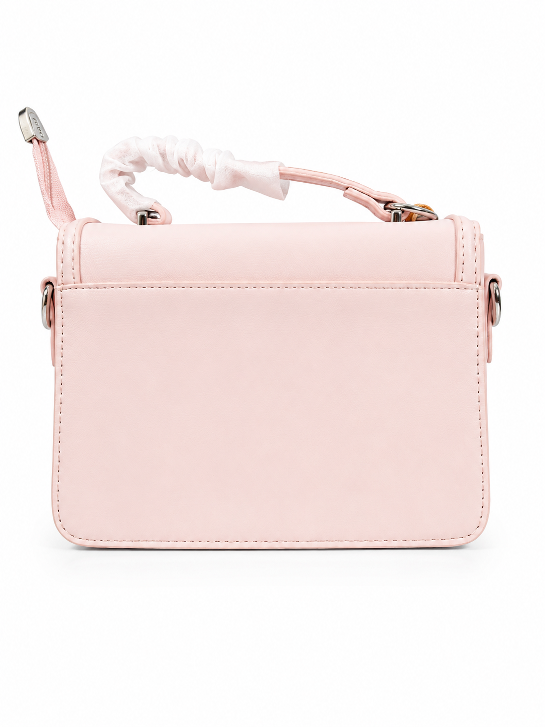 Elegant Blush Pink Structured Fashion Handbag