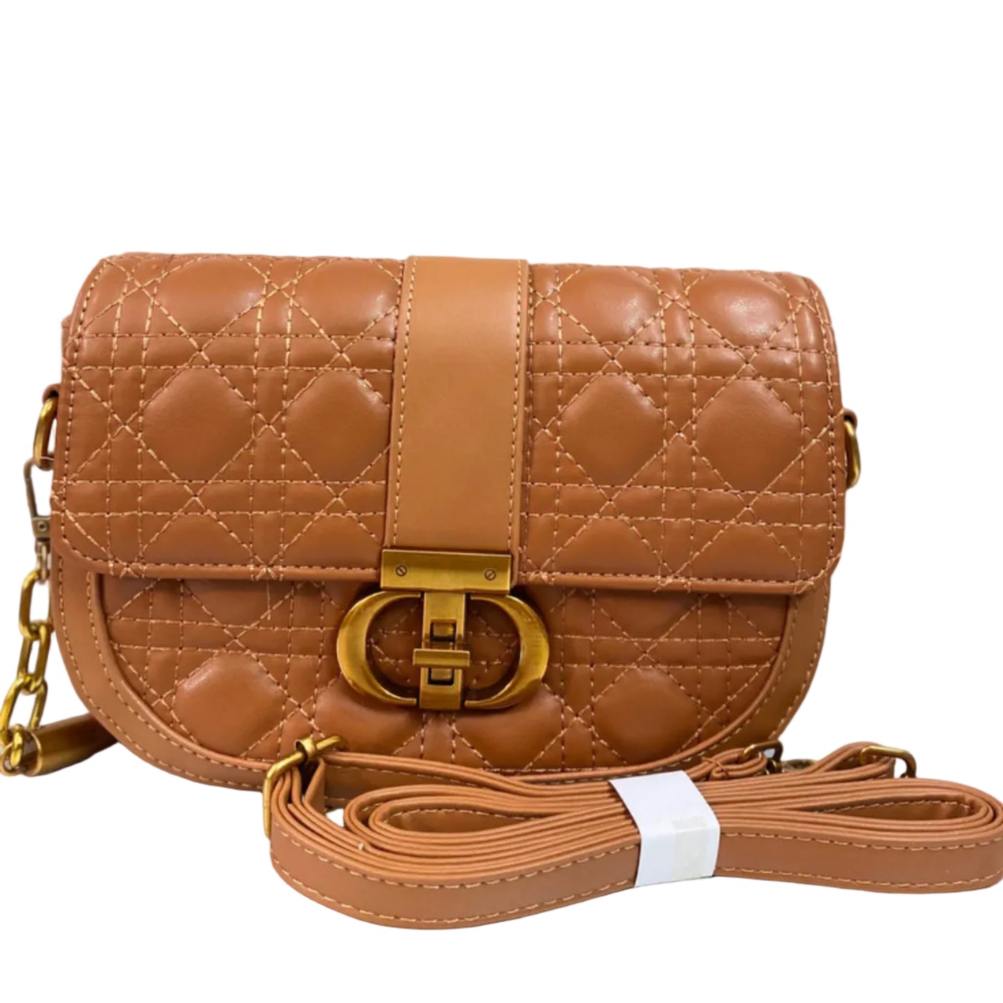 Elegant Brown Women’s Handbag | Premium PU Leather Shoulder & Crossbody Bag