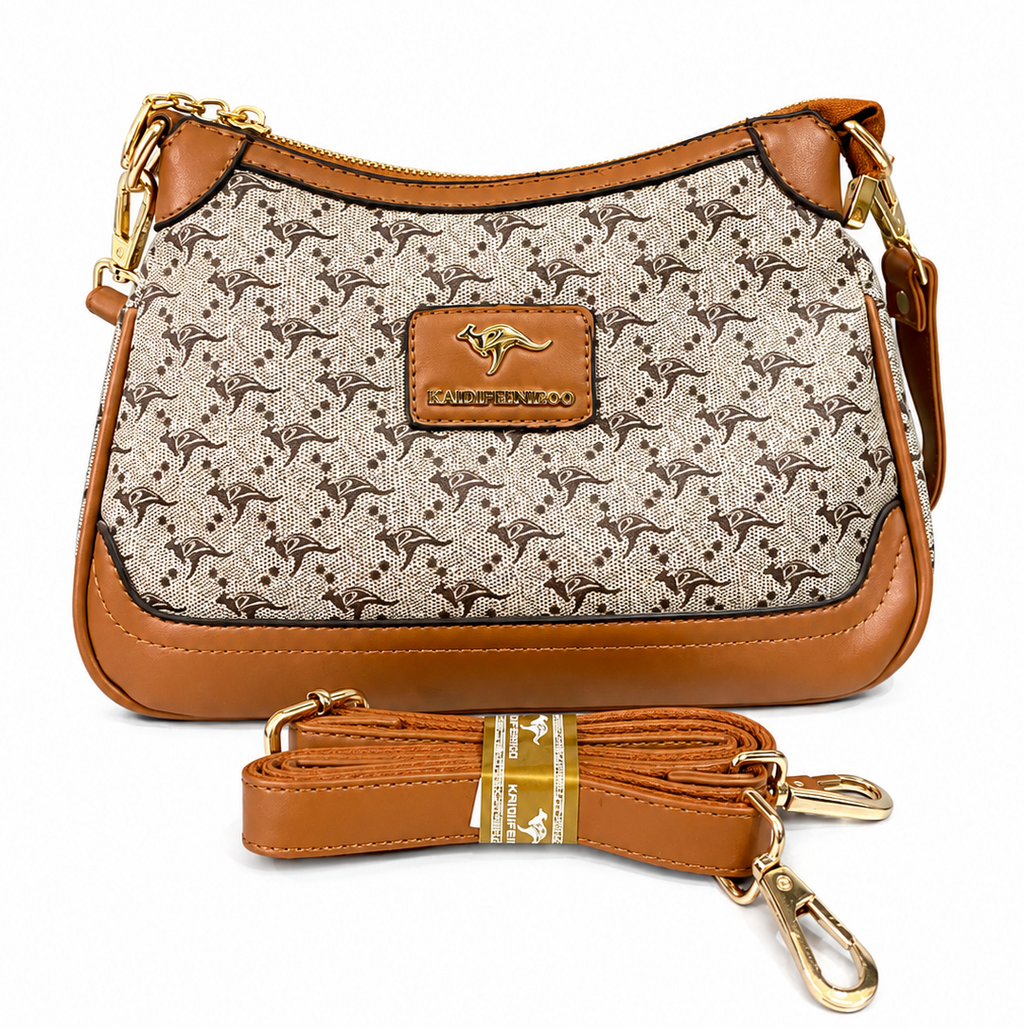 Elegant Vintage Monogram Hobo  Shoulder Bag