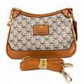 Elegant Vintage Monogram Hobo  Shoulder Bag