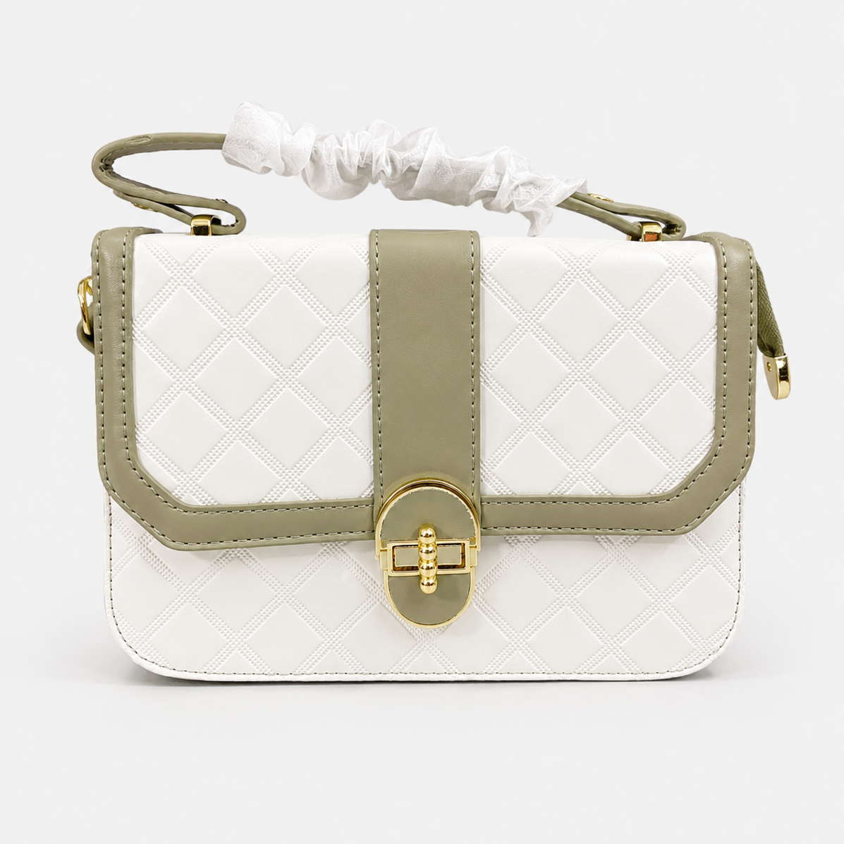 Sage Trim Handbag