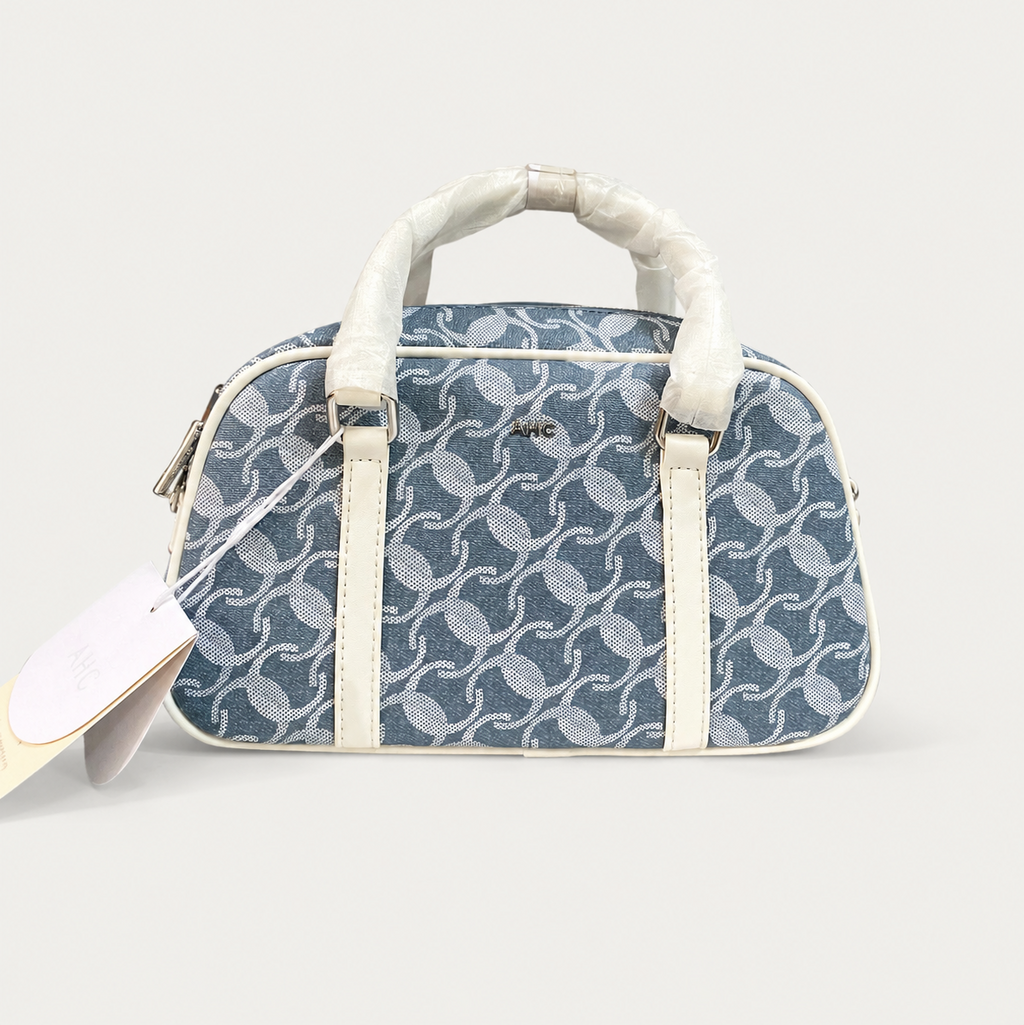 Elegant Canvas Boston Bag