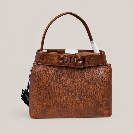Classic Brown Ladies Handbag – Elegant Everyday Shoulder Bag