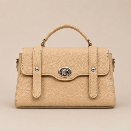 Elegant Brown Women’s Shoulder Bag – Premium PU Leather Handbag