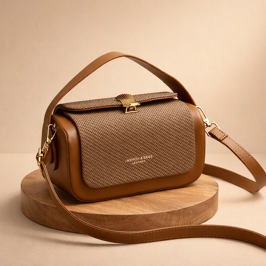 An Elegant Luxe Beige Handbag – Premium Fashion Crossbody Bag for Women