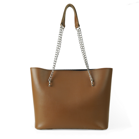 A Verona Tote Hand Bag Brown