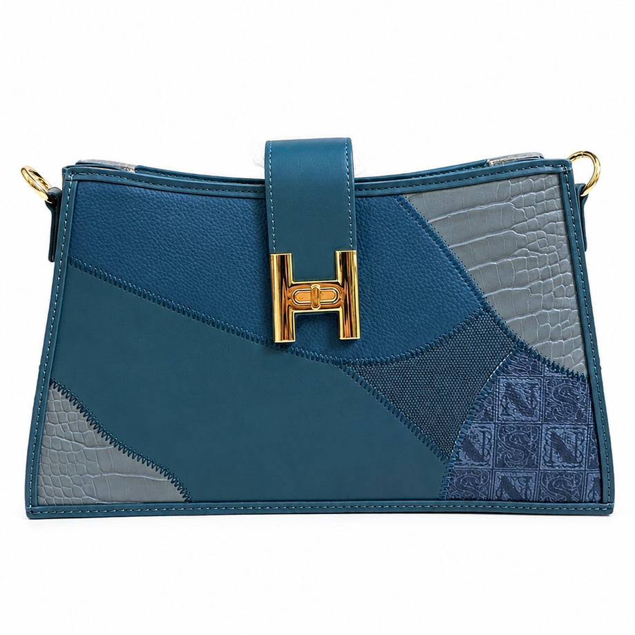 Blue Crossbody Handbag