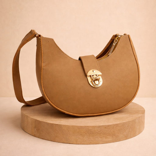 A IElegant Crescent Shoulder Bag – Premium Minimalist Handbag