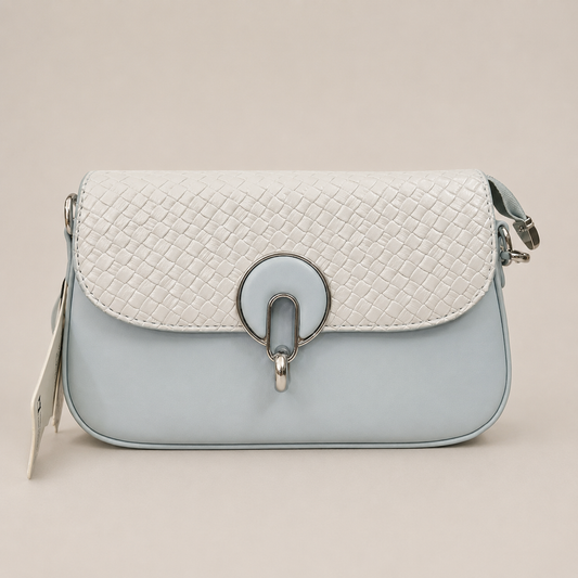 Elegant Blue Women’s Shoulder Handbag – Premium PU Leather | Stylish Crossbody Purse