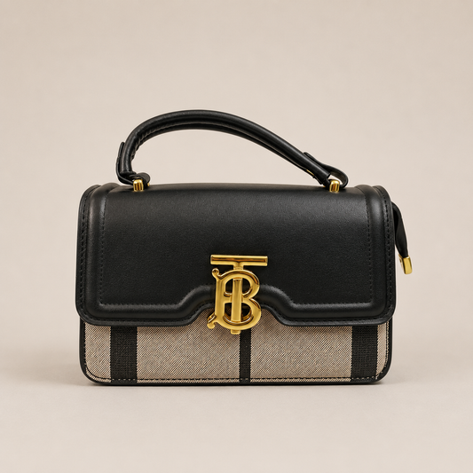Luxury Black Women’s Handbag | Premium PU Leather Crossbody & Shoulder Bag